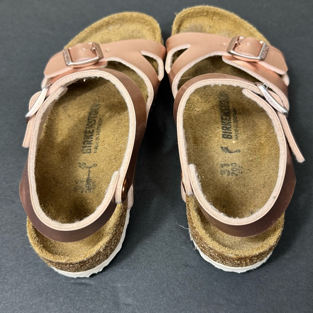 Birkenstock Kids Rio Sandals Rose Gold size US 13 - 13.5 - Picture 5 of 10